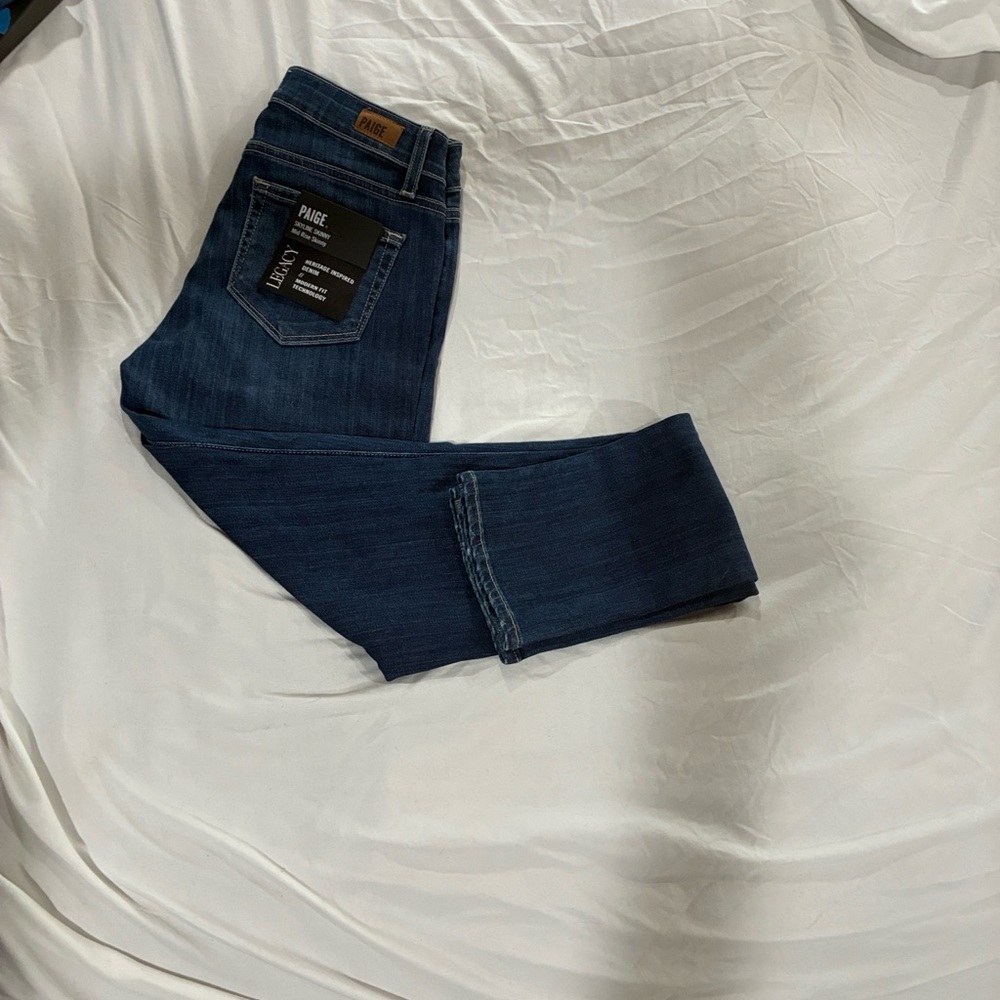 PAIGE Women's Skinny Jeans - Dark Blue